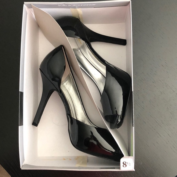 Patent Leather Open Toed Heels - Picture 3 of 3